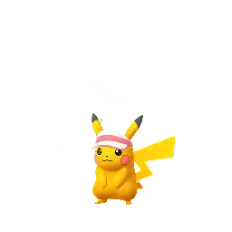 Rosa Pikachu shiny