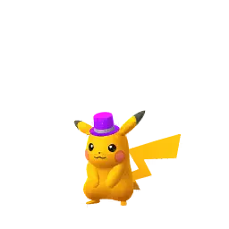 Tophat Pikachu shiny