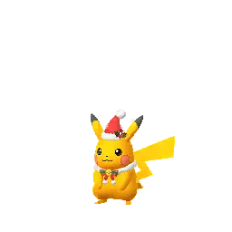 Xmas Pikachu shiny