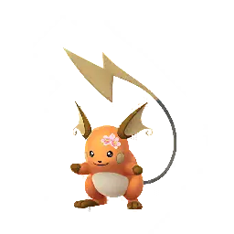 Cherry Raichu shiny