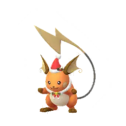 Xmas Raichu shiny