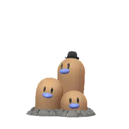 Fashion Dugtrio shiny