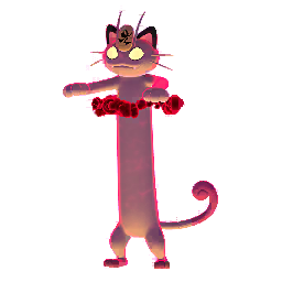 Gmax-Meowth shiny