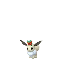 Holiday Eevee shiny