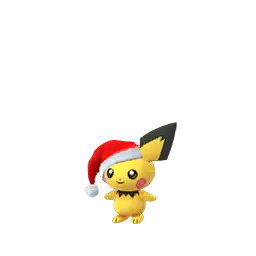 Santa Pichu shiny