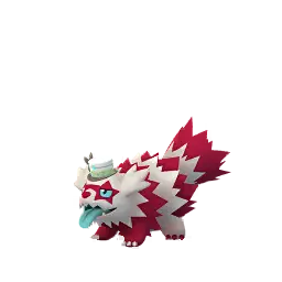 Meloetta Zigzagoon (Galar) shiny